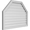 Ekena Millwork Octagonal Top Surface Mount PVC Gable Vent w/ 2"W x 1-1/2"P Brickmould Frame, 38"W x 28"H GVPOT38X2802SF - alternate 4